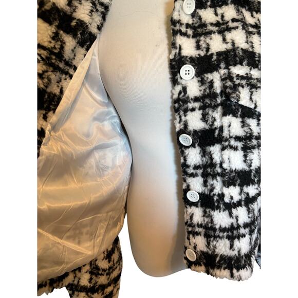 Pretty  Garden Chic lined jacket  XL black and white - Picture 4 of 9